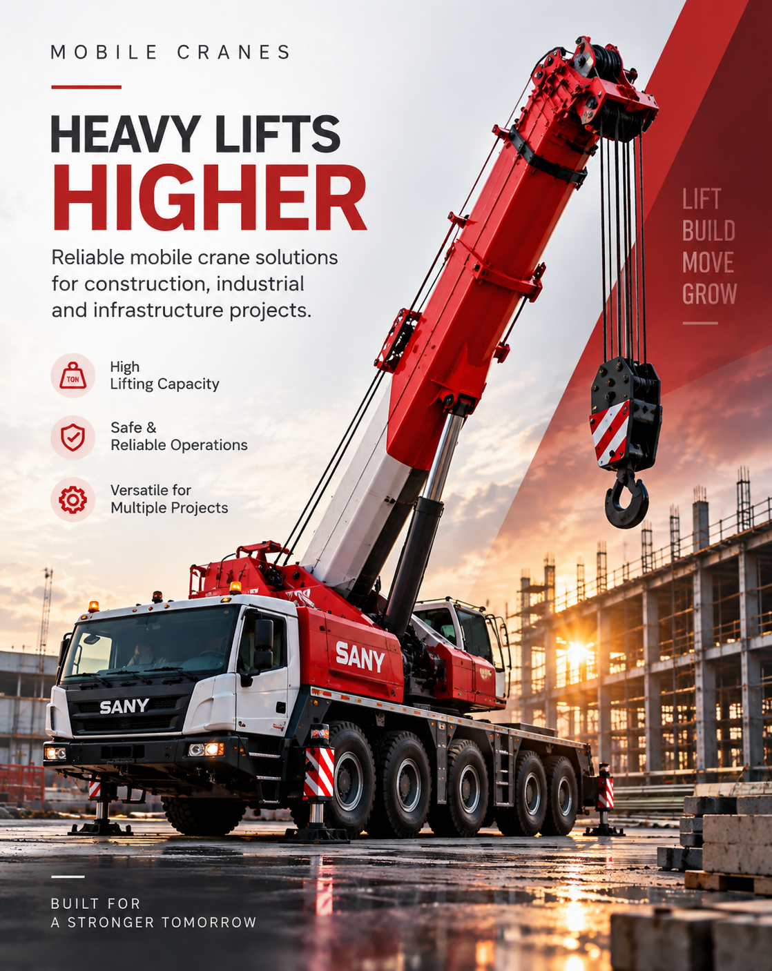 Mobile Crane Detailed View