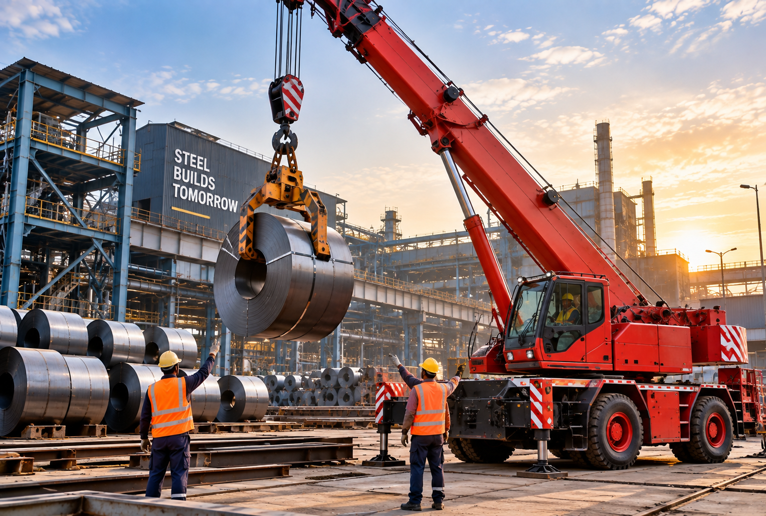 Heavy lifting for steel and manufacturing industries